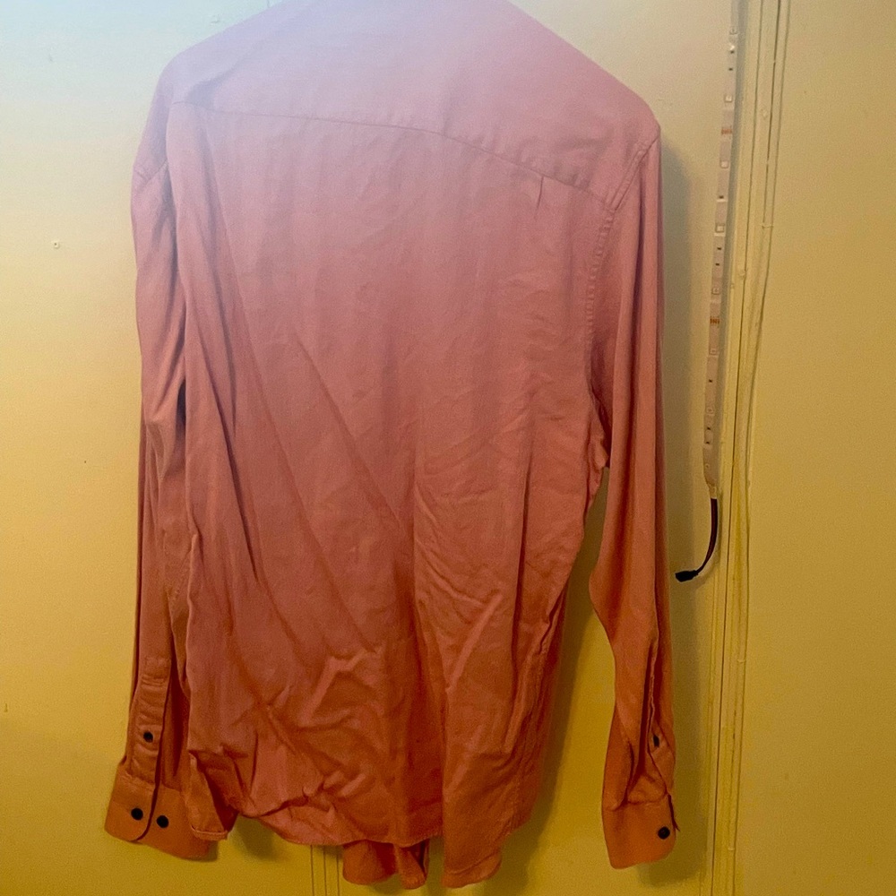 Large pink Perry Ellis dress shirt for men